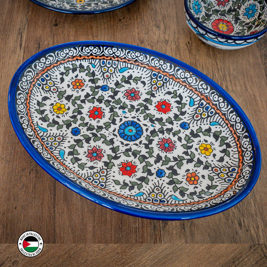 Nazia Oval Plate (22x15cm)