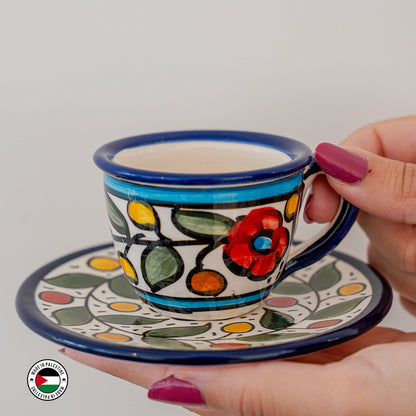 Simarah Coffee Cup with Saucers Set