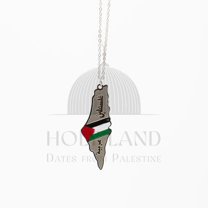 Free Palestine (Silver) Necklace