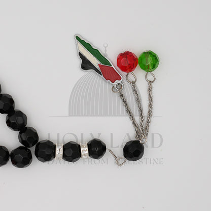 Palestine Tasbiha (33 Prayer beads) Silver