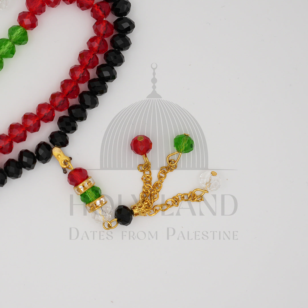 Palestine Tasbiha (99 Prayer beads) Gold