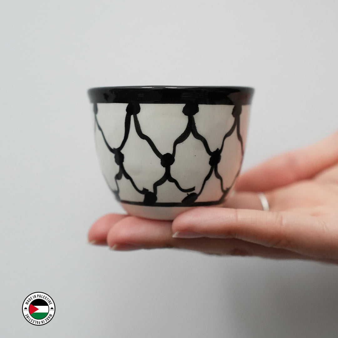 Kuffiyeh Coffee Cup (2 cups set)