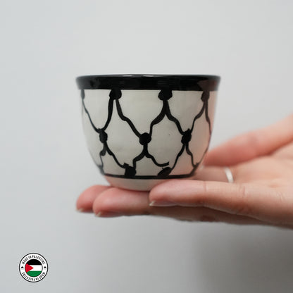 Kuffiyeh Coffee Cup (2 cups set)