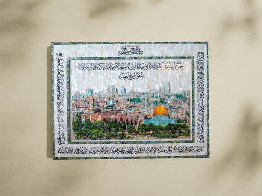 80 x 60 City of Jerusalem Wall Frame