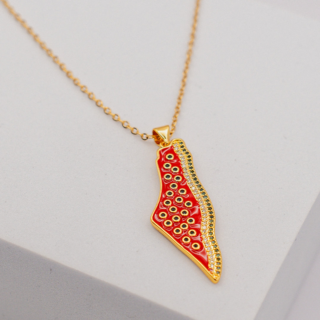 Watermelon Golden Necklace